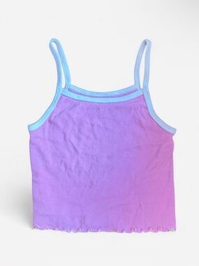 Brandy Melville Pink Tank with White Trim